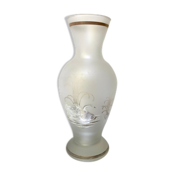Antique hand-painted vase