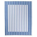 Blue Stripe Tablecloth: 240cm x 170cm