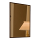 French rectangular mirror in faux tortoiseshell.