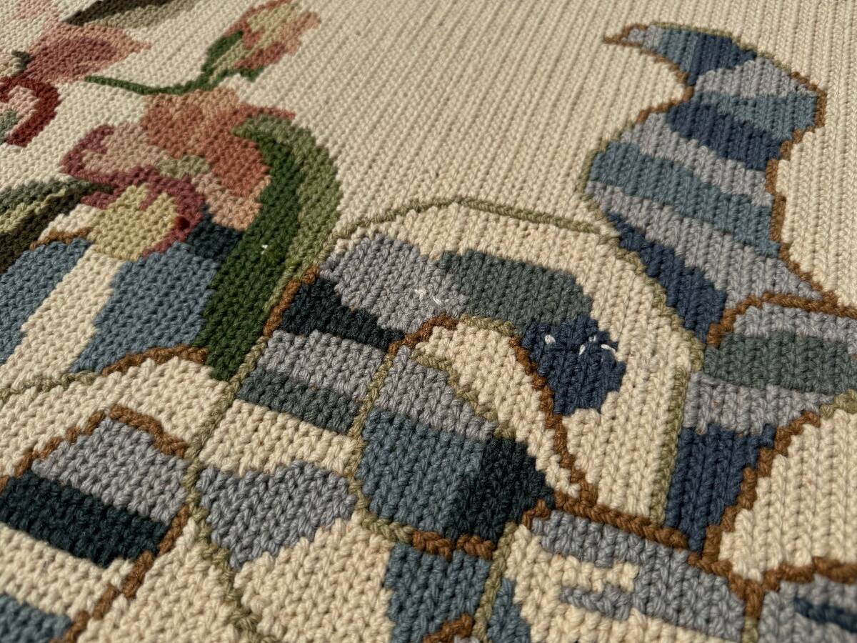 French carpet in petit point 374x320 cm