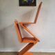 Wooden Zig Zag Chair