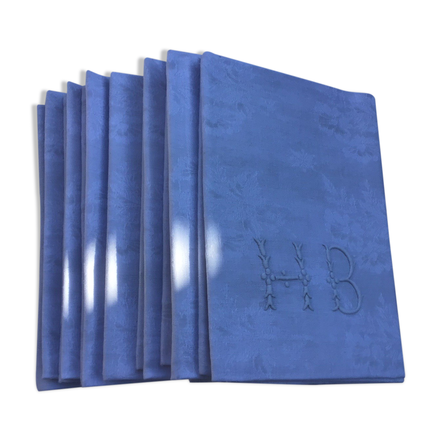 Set of 6 HB art deco napkins