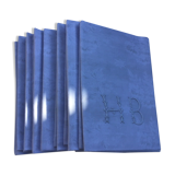 Set of 6 HB art deco napkins