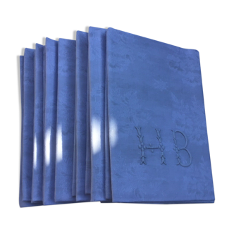 Set of 6 HB art deco napkins