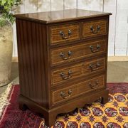 English mahogany commode from the 1950s.