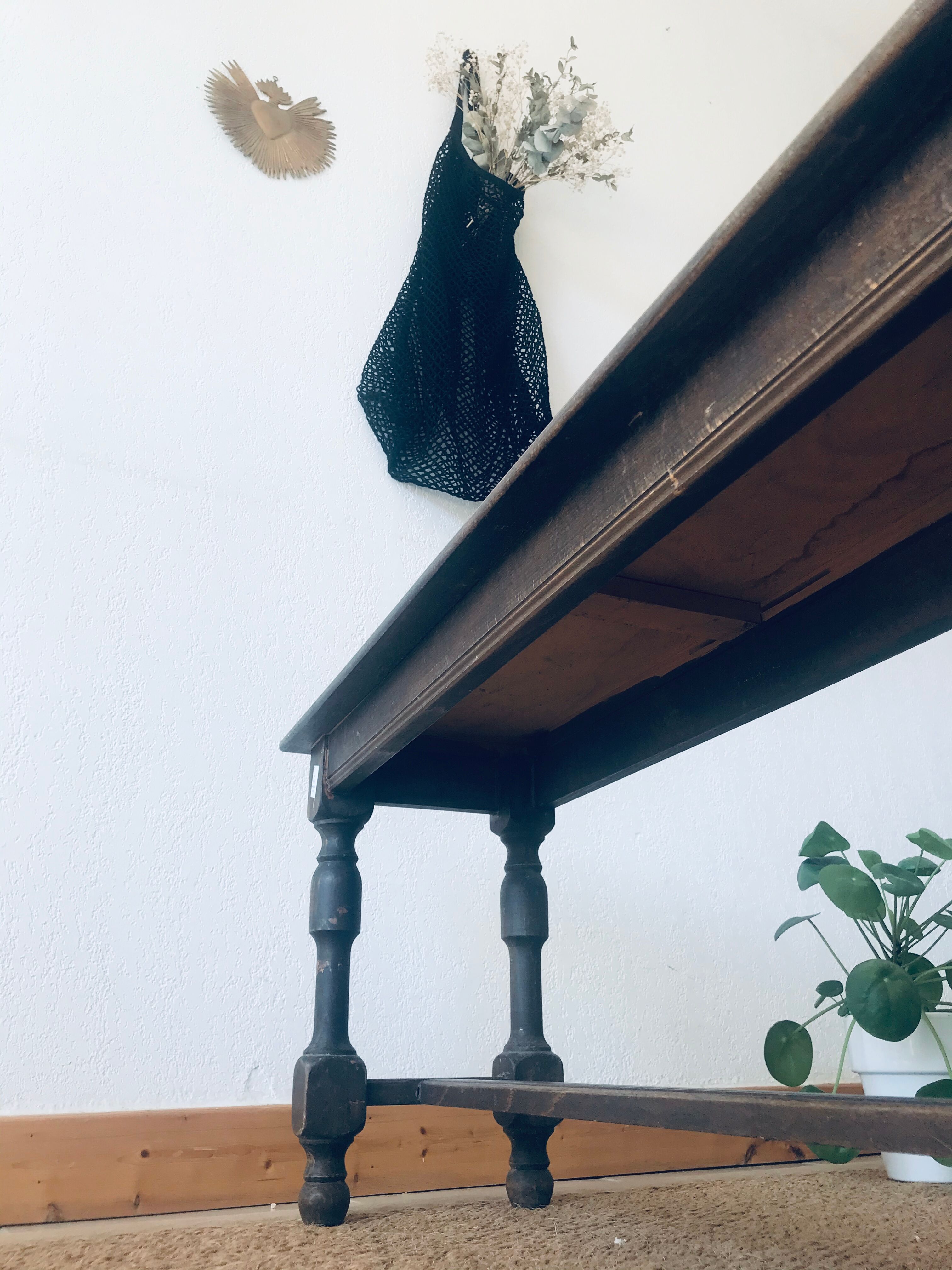 Old wooden bench