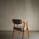 Scandinavian faux shearling chair | 1960s