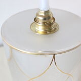 Frosted hanging lamp, vintage