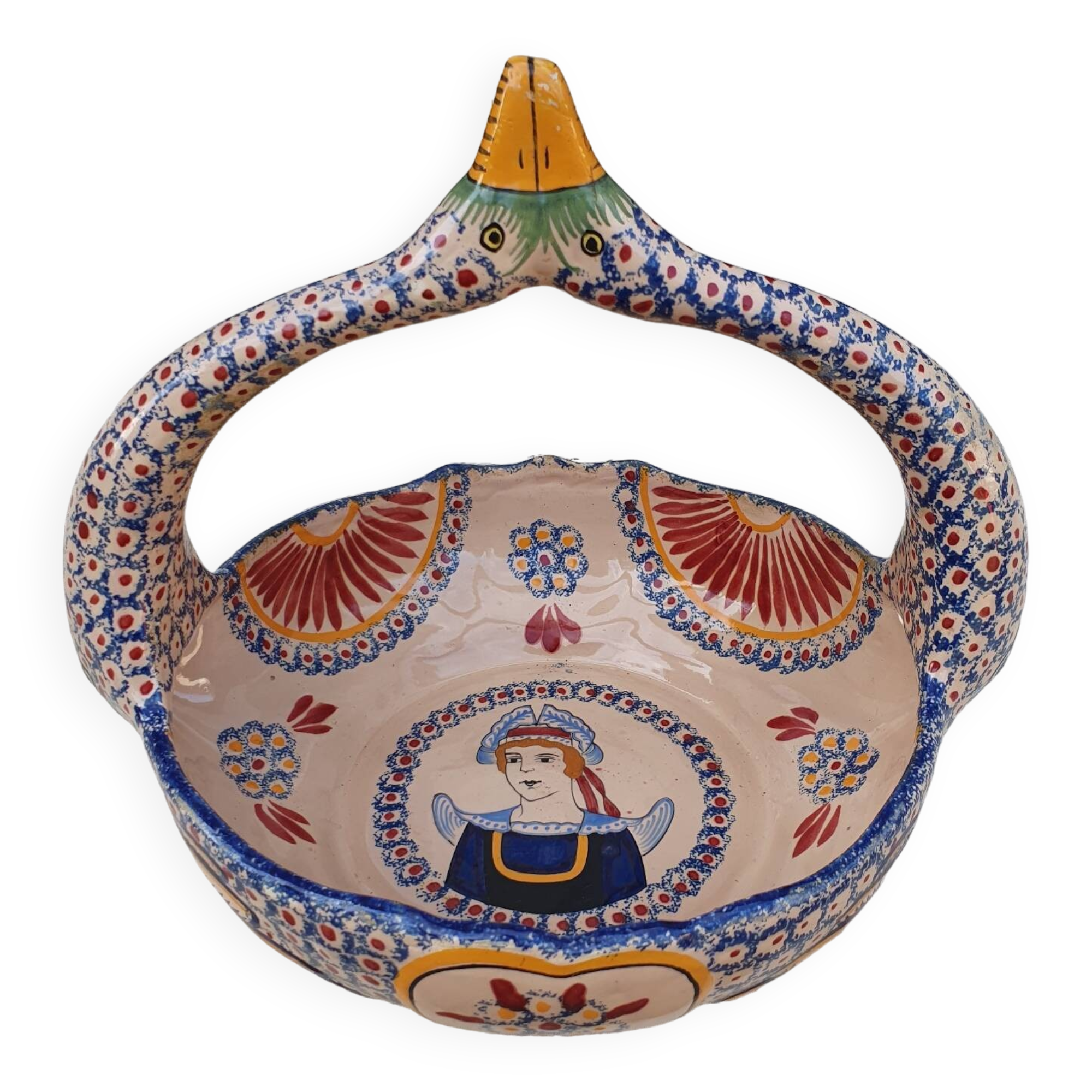 Henriot Quimper fruit basket