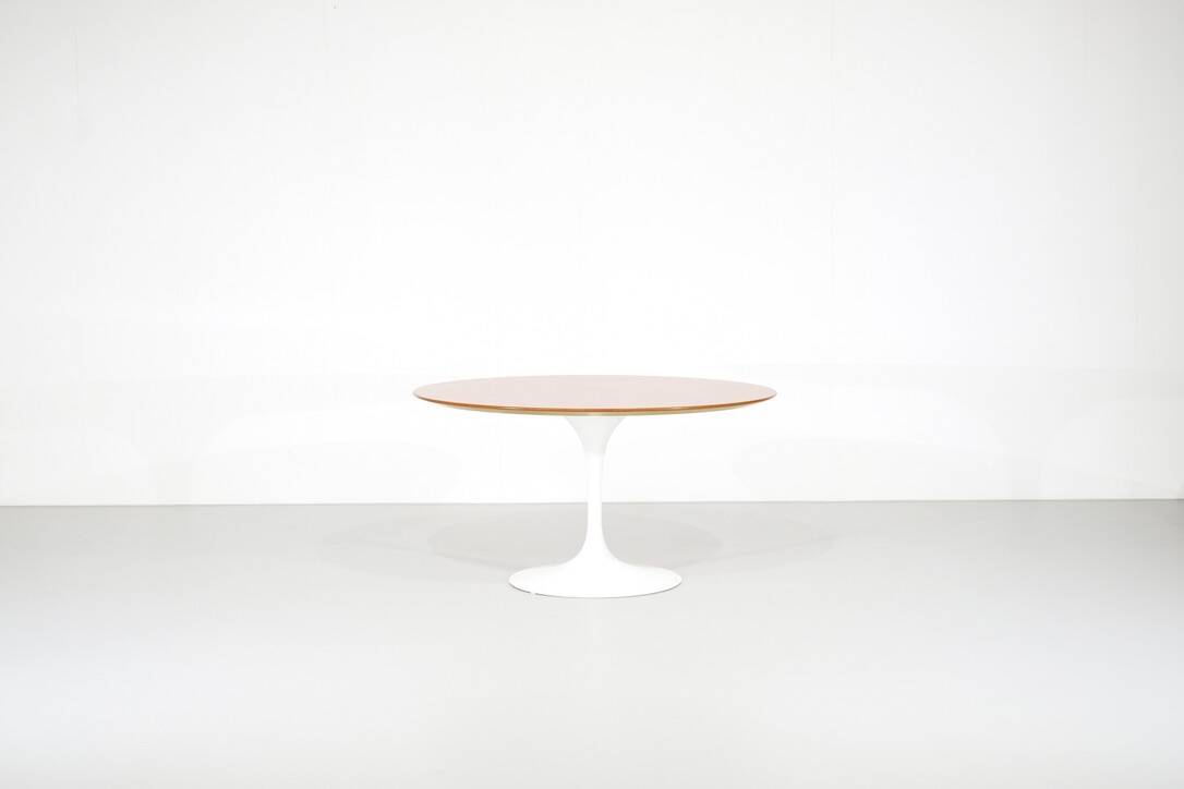 Wooden “Tulip” table by Eero Saarinen for Knoll International, USA 1958.