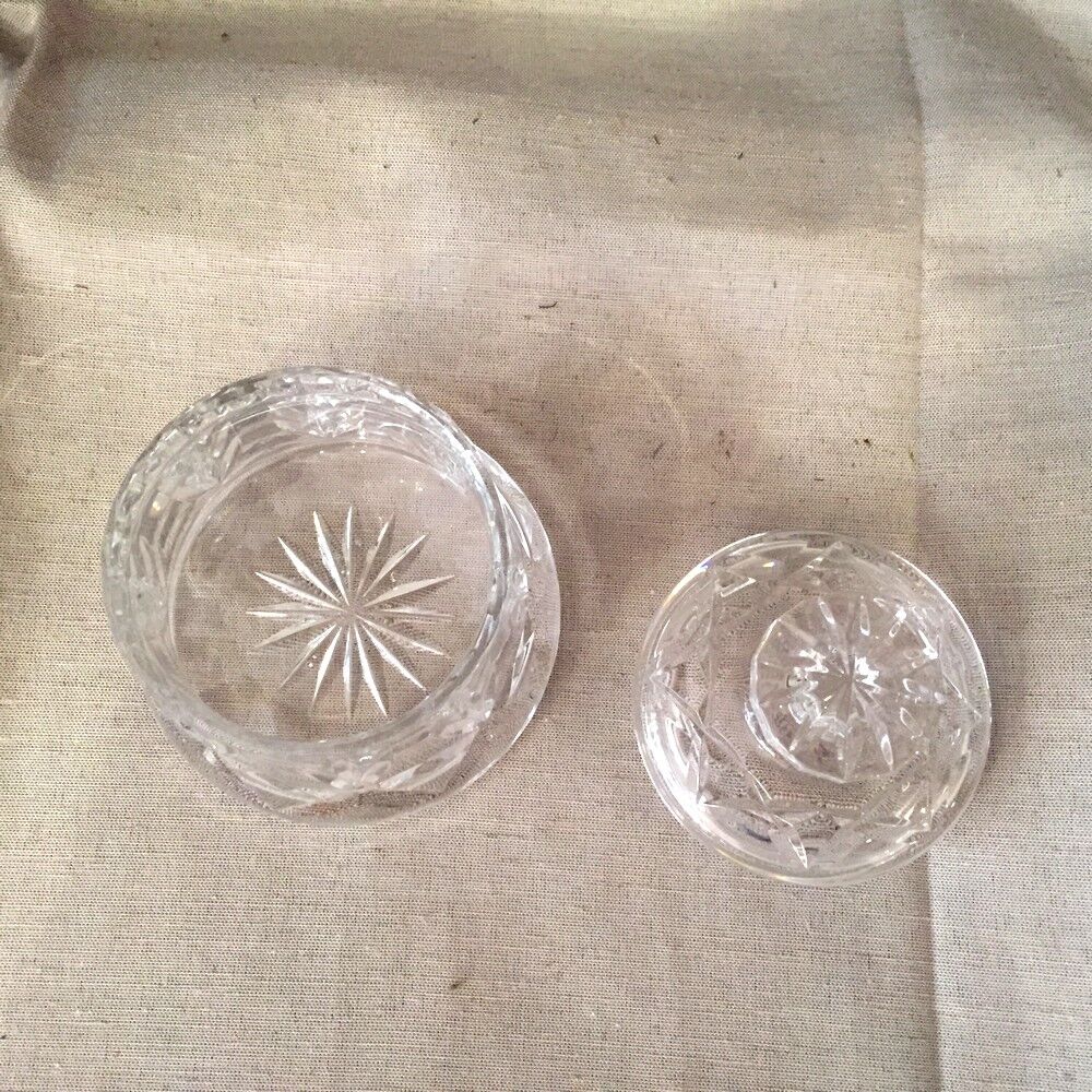CANDY OR SUGAR BOWL IN CRYSTAL SIZE