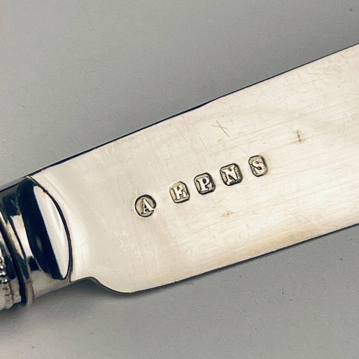 Antique Silver-Plated Fish Knives and Forks for 12 People from Sheffield, England, 1910s, Set of 24