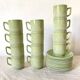 Pagnossin Italy espresso cups, 50s-60s