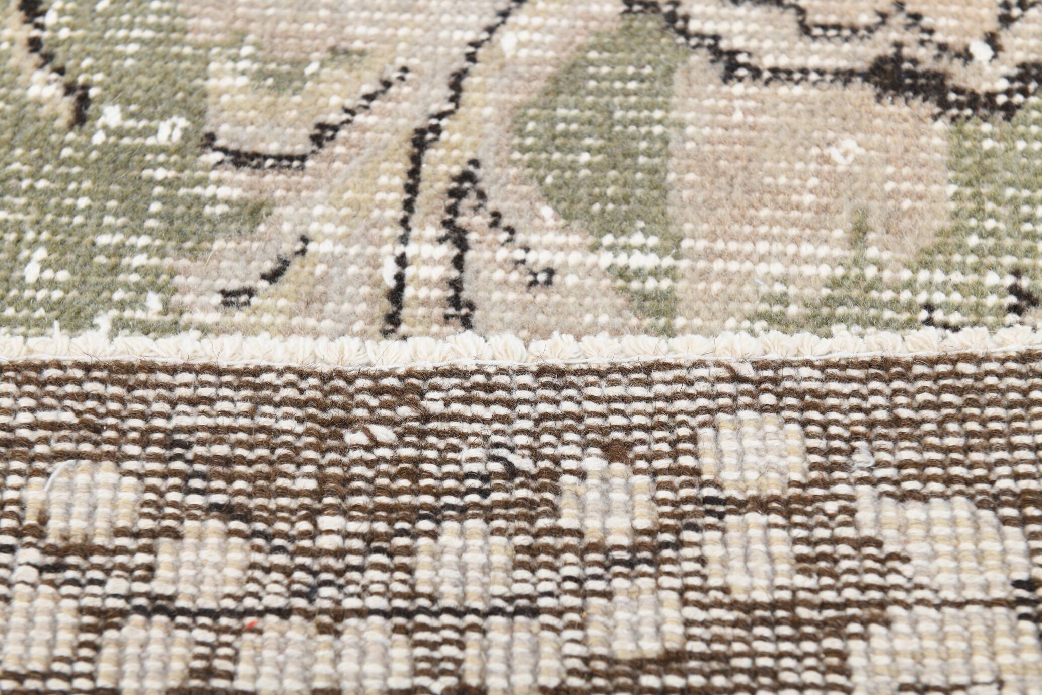 6x10 Rug For Bedroom Brown Beige Oriental Vintage Area Rug, 180x297Cm SK 1708