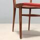 Set of 4 vintage chairs from the 1950s-60s.
