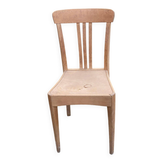 Scandinavian bistro chair in raw beech wood
