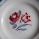 Old flat plates mismatched in earthenware