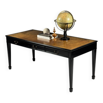 Bureau anglais du 19ème siècle noir