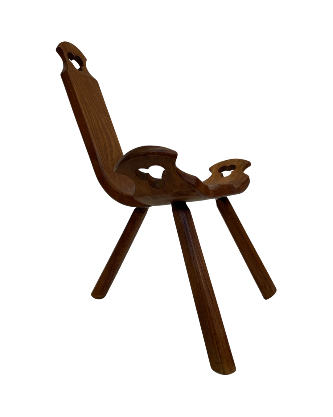 Chaise espagnole vintage brutalist design minimaliste