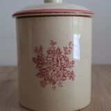 Spice jar with floral lid