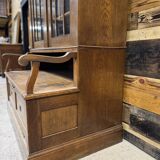 Entrance hall wardrobe in solid oak - 1930s