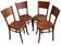 4 antique chairs by Jacob & Josef Kohn – Vienna – Art Nouveau period