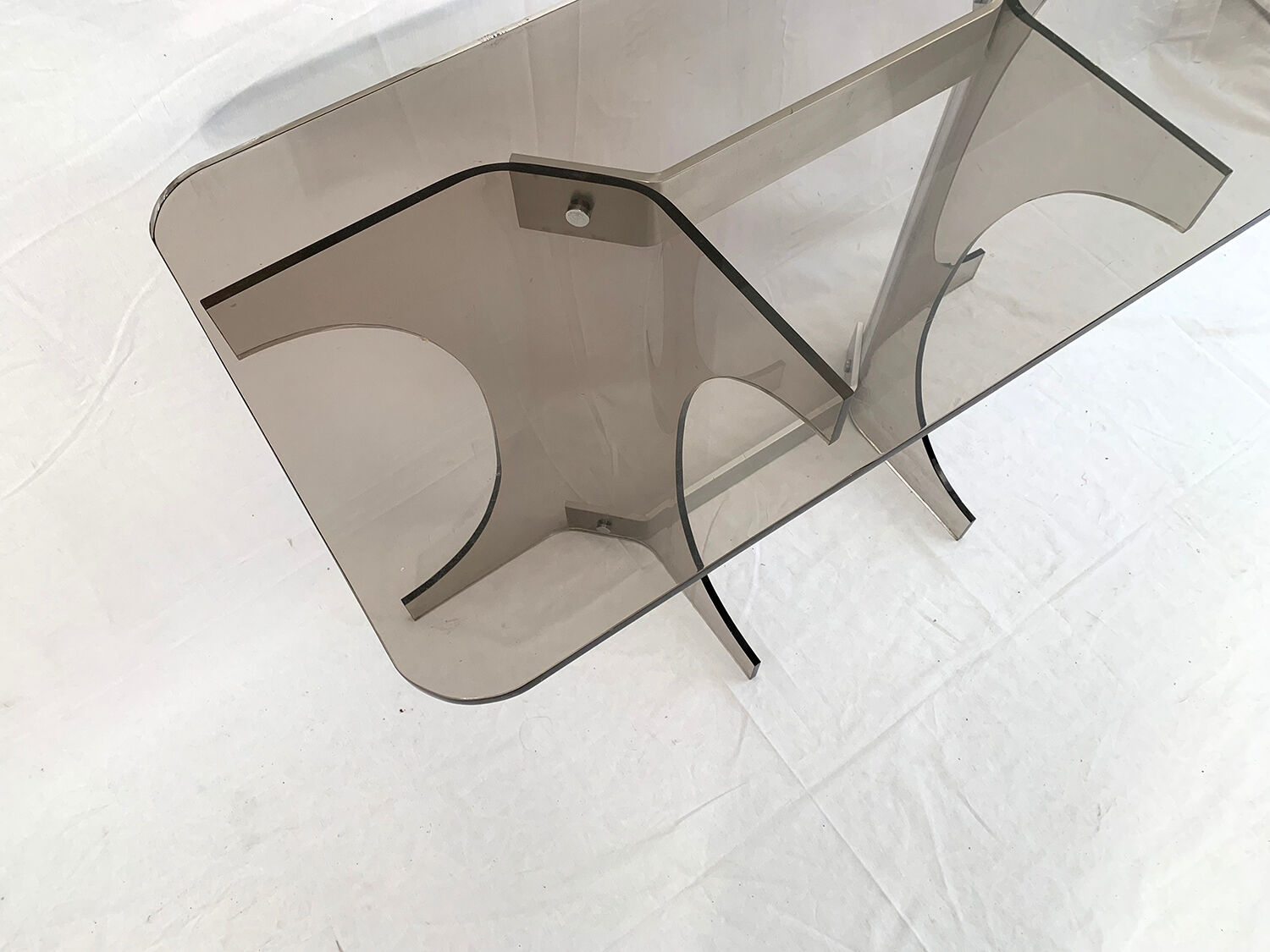 Alu console and smoked plexiglass