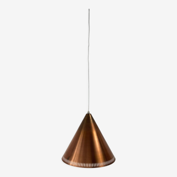 Perforated copper hanging pendant, Nordisk Solar, Denmark