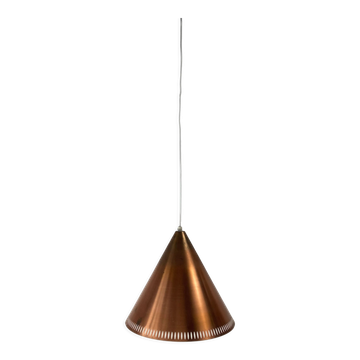 Perforated copper hanging pendant, Nordisk Solar, Denmark