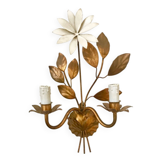 Mid-20th century flower wall light