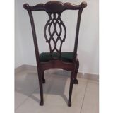 Lot de 4 chaises chippendales anciennes