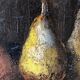 Still life painting with fruits by Jacques Voyet (1926-2010)