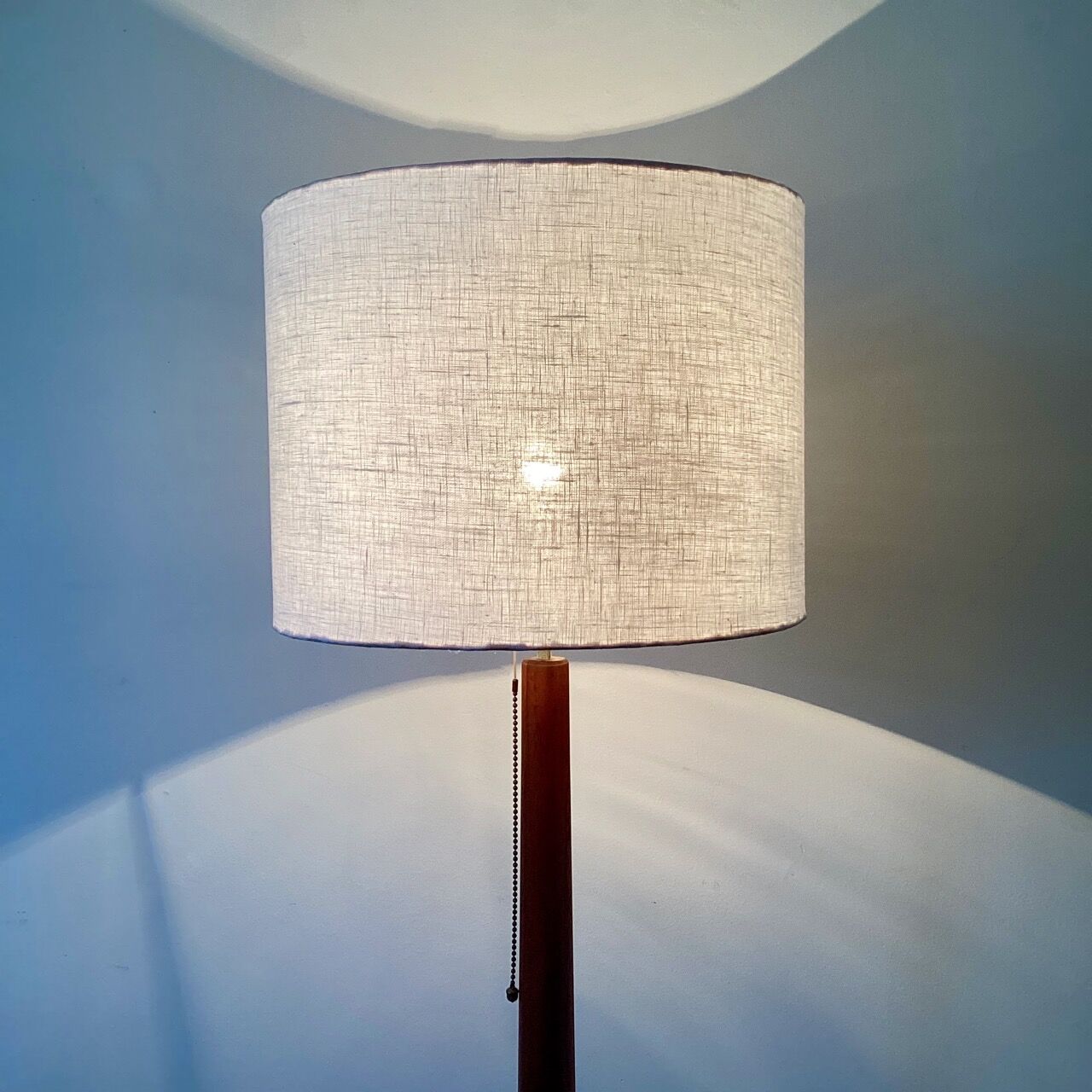 Scandinavian teak floor lamp