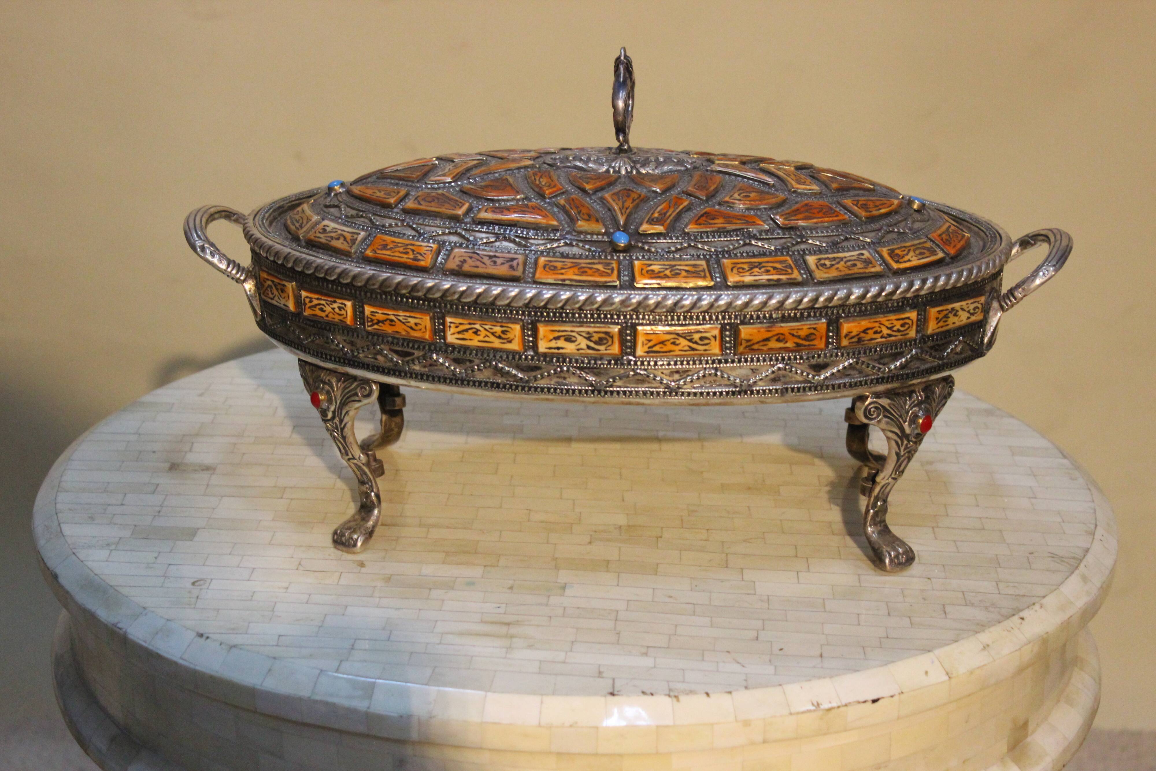 Plat à tagine décoratif