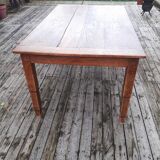 Old wooden table - (farm? Drapery?)