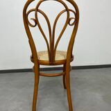 Curved wooden dining chair by Löbl Wieisskirchen