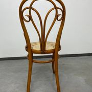 Curved wooden dining chair by Löbl Wieisskirchen
