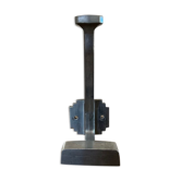 Patére porte manteau art deco en fonte d'aluminium années 30 40
