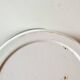 Large vintage basin in white enameled sheet metal