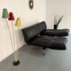 De Sede DS 140 midnight blue 3-seater vintage leather sofa 1980s design