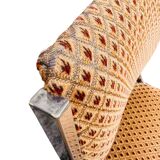 Set of 4 vintage sled chairs from the 1970s