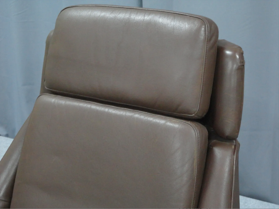 Leather ottoman chair, 1970