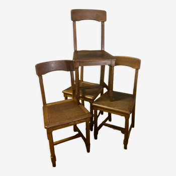 Set de 4 chaises années 30