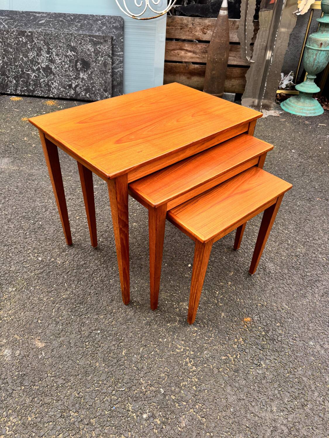 Tables gigognes scandinaves:  Kvalitet Funktion Form. Vintage 60’s