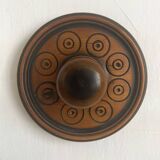Pair of carved wooden wall hooks