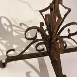 Lampadaire vintage fer forgé 1960