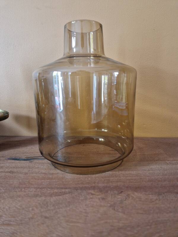 Hans Agne Jacobsson (1919-2009) - Brass and yellow tinted glass applique