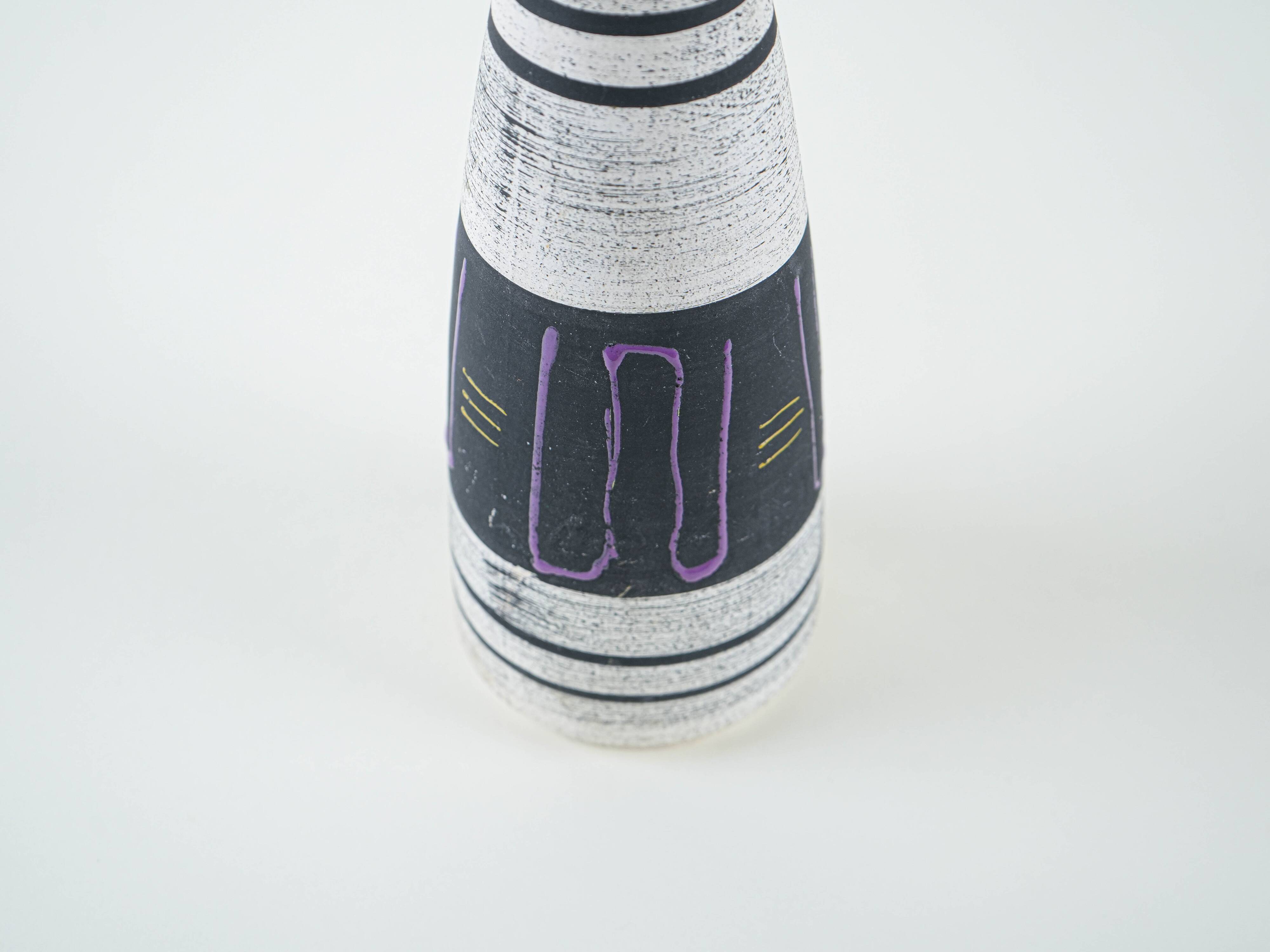 Ceramic vase, German design, 1970s, made in West Germany