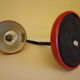 Vintage enamelled table lamp from the 70s