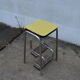 Yellow formica stool